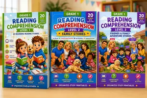 Προεπισκόπηση - Φύλλα εργασίας - Complete Grade 1 Reading Bundle - Εξώφυλλο