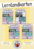 Vorschau - Arbeitsblätter - Wachsendes Komplettpaket - Lernlandkarten - Deckblatt