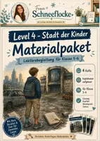 Vorschau - Unterrichtsreihen - Level 4 - Stadt der Kinder - Komplettes Lesebegleitpaket in 4 Etappen Klasse 5–6 - Deckblatt
