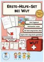 Vorschau - Arbeitsblätter - Erste-Hilfe-Set bei Wut / Soziales Lernen / Classroom Management - Deckblatt