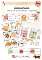 Vorschau - Spiele - Materialpaket „At the ice cream shop" - games - Deckblatt