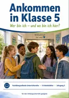 Vorschau - Arbeitsblätter - Ankommen in Klasse 5 – Wer bin ich, und wo bin ich hier? - Deckblatt