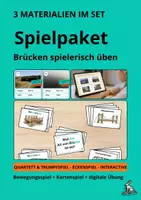 Vorschau - Spiele - SPIELPAKET 🌉 Brücken spielerisch üben - Deckblatt