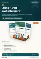 Vorschau - Unterrichtsreihen - KI im Unterricht – das komplette EVA-KI-Paket (4 Materialien, ab Klasse 4 & Sek I) - Deckblatt