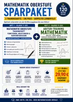 Vorschau - Unterrichtsreihen - Sparpaket Mathematik Oberstufe | Abitur-Training Analysis | 2 Trainingshefte - Deckblatt
