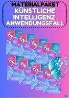 Vorschau - Arbeitsblätter - Künstliche Intelligenz Materialpaket Use-Cases (Themenfelder 1–8) / Jg.8-11 /Weiterbildung - Deckblatt