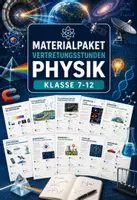 Vorschau - Unterrichtsreihen - Materialpaket Physik Vertretungsstunden - Klasse 7-12 - Deckblatt