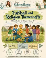 Vorschau - Arbeitsblätter - Fußball Religion Klasse 3-4: Themenhefte 1-3 (Fair Play, Teamgeist, Gemeinschaft) - Deckblatt