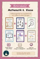 Vorschau - Unterrichtsreihen - Materialpaket Mathematik – 6. Klasse - Deckblatt