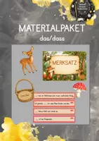 Vorschau - Arbeitsblätter - Materialpaket: "das/dass" - Deckblatt