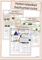 Vorschau - Unterrichtsreihen - Materialpaket Sachunterricht - Deckblatt