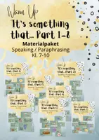 Vorschau - Spiele - Warm Up: Paraphrasing Umschreiben "It's something that..." - Speaking - Game - Paket - Deckblatt