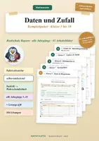 Vorschau - Stundenentwürfe - Daten und Zufall · Klasse 5–10 · Komplettpaket Realschule - Deckblatt