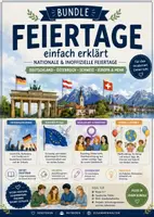 Vorschau - Arbeitsblätter - Feiertage - Nicht Religiös DACH - Gedenktage - Deckblatt