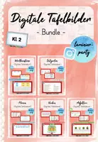 Vorschau - Präsentationen/Tafelbilder - Wachsendes Bundle: Digitale Tafelbilder (Kl. 2) - Deckblatt
