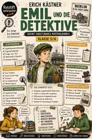 Vorschau - Unterrichtsreihen - Materialpaket Emil und die Detektive | Erich Kästner | Deutsch Klasse 5/6 | Lesetagebuch | Klassenarbeiten | Schreibwerkstatt | Historischer Kontext | Charakterisierung | Verfilmung | sofort einsetzbar - Deckblatt