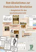 Vorschau - Stundenentwürfe - Vom Absolutismus zur Französischen Revolution – Komplettset für den Geschichtsunterricht - Deckblatt