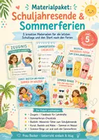 Vorschau - Stundenentwürfe - Materialpaket: Sommerferien Countdown - Deckblatt