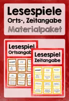 Vorschau - Spiele - Lesespiel (Orts-, Zeitangabe) - Materialpaket - Deckblatt