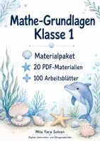 Vorschau - Arbeitsblätter - Mathe-Grundlagen Klasse 1 | Materialpaket | 20 PDFs mit 100 Arbeitsblättern - Deckblatt