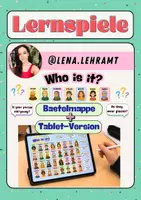 Vorschau - Spiele - Materialpaket: Who is it?! Bastelvorlage & Tabletversion - Deckblatt