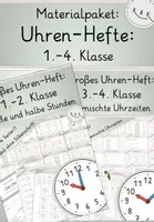 Vorschau - Arbeitsblätter - Lernhefte Uhr lesen: 1-4. Klasse, Förderhefte - Deckblatt