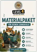 Vorschau - Arbeitsblätter - wachsendes Materialpaket: Level 4 - Die Stadt der Kinder. - Deckblatt