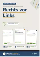 Vorschau - Stundenentwürfe - Materialpaket - Rechts vor Links - Klasse 2, 3 und 4 - 3-fach differenzierter Lesetext (Stundenverlauf, Bildkarten, Aufgaben + Lösungen uvm.) - Deckblatt