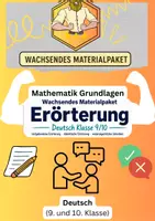 Vorschau - Arbeitsblätter - Erörterung - Deckblatt