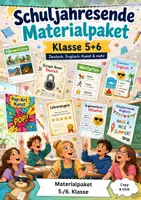 Vorschau - Arbeitsblätter - Schuljahresende - Deckblatt