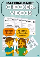 Vorschau - Stundenentwürfe - Checker-Videos: Digitale Bildung (Materialpaket) für die Jahrgänge 3–6 - Deckblatt