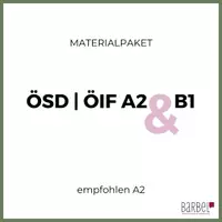 Vorschau - Prüfungsvorbereitung - Schreibübungen | ÖSD | ÖIF | A2-B1 | Materialpaket - Deckblatt