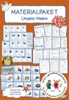 Vorschau - Unterrichtsreihen - Materialpaket "Unsere Meere" - Selbstlernheft, Wissenskartei, Trumpf gewinnt - Deckblatt