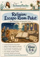 Vorschau - Stationenlernen - Religion Escape Rooms: Materialpaket Klasse 5-6 - Deckblatt