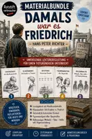 Vorschau - Unterrichtsreihen - Materialpaket Damals war es Friedrich | Hans Peter Richter | Lesetagebuch | Klassenarbeit | historischer Kontext | Rollenanalyse | Figurenanalyse | sofort einsetzbar - Deckblatt