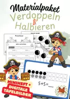 Vorschau - Arbeitsblätter - Materialpaket: Verdoppeln und Halbieren - Deckblatt