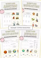 Vorschau - Arbeitsblätter - Schriftliche Rechenverfahren in Bewegung – Das Gesamtpaket - Deckblatt