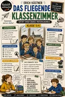 Vorschau - Unterrichtsreihen - Komplettpaket Das fliegende Klassenzimmer | Erich Kästner | Deutsch Klasse 5 6 | Lesetagebuch | Klassenarbeiten | Schreibwerkstatt | Themen | Charakterisierung | Verfilmung | sofort einsetzbar - Deckblatt
