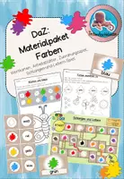 Vorschau - Arbeitsblätter - DaZ_Materialpaket_Farben - Deckblatt