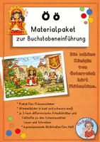 Vorschau - Arbeitsblätter - Buchstabe Ö ö: Wimmelbild/Plakat und Material zur Buchstabeneinführung - Deckblatt