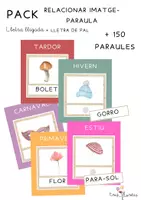 Vista previa - Tarjetas / Manipulativos - Pack de TARGETES per relacionar PARAULA - IMATGE. (estacions de l'any+carnaval) - Portada
