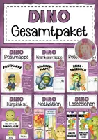 Vorschau - Arbeitsblätter - Dinoklasse Materialpaket Klassentier Dino - Deckblatt