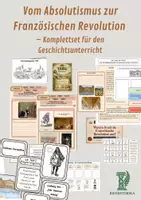 Vorschau - Stundenentwürfe - Vom Absolutismus zur Französischen Revolution – Komplettset für den Geschichtsunterricht - Deckblatt