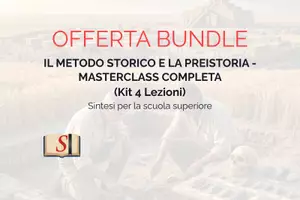anteprima - Presentazioni / Lavagne - MEGA-BUNDLE: Preistoria e Metodo Storico (UDA Completa: 4 Moduli Slide + Verifiche + Soluzioni) - Pagina di copertina