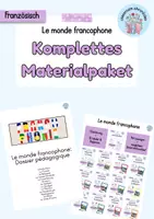 Vorschau - Unterrichtsreihen - Le monde francophone | Komplettes Unterrichtspaket - Deckblatt