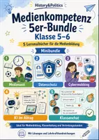 Vorschau - Arbeitsblätter - Medienkompetenz 5er-Bundle Klasse 5–6 - Deckblatt