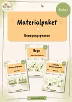 Vorschau - Materialpaket Bewegungspausen Bildkarten Kombipaket - Deckblatt