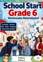 Vorschau - Stationenlernen - School Start Materialpaket Englisch Klasse 6 - Deckblatt