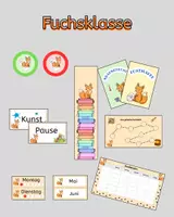 Vorschau - Stundenentwürfe - Fuchsklasse Materialpaket - Deckblatt