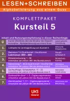 Vorschau - Stundenentwürfe - LESEN+SCHREIBEN Kursteil 5 - komplett - Deckblatt